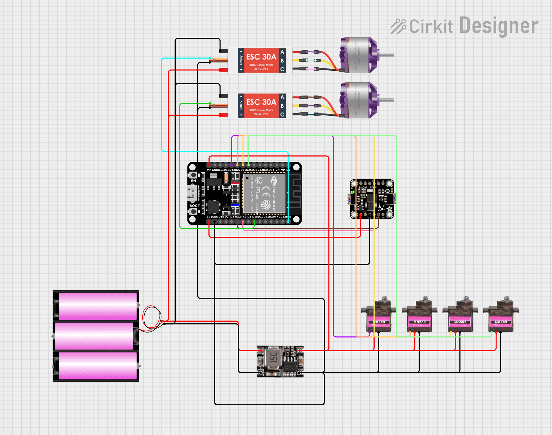Monocopter system wiring diagram